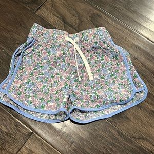 Crew cut flower shorts, size 6